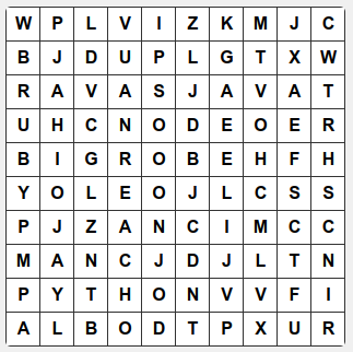 Word Search Puzzle - Find Hidden Words - Free Online Puzzle Game